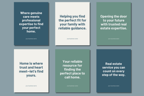 Real Estate Saying Template Sample - Santosha Solutions